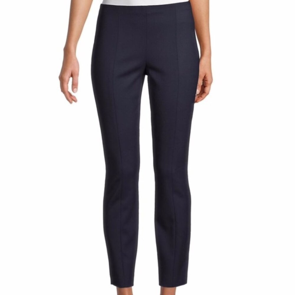 The Row Wool Blend Ankle Zip Slim Leg Pant